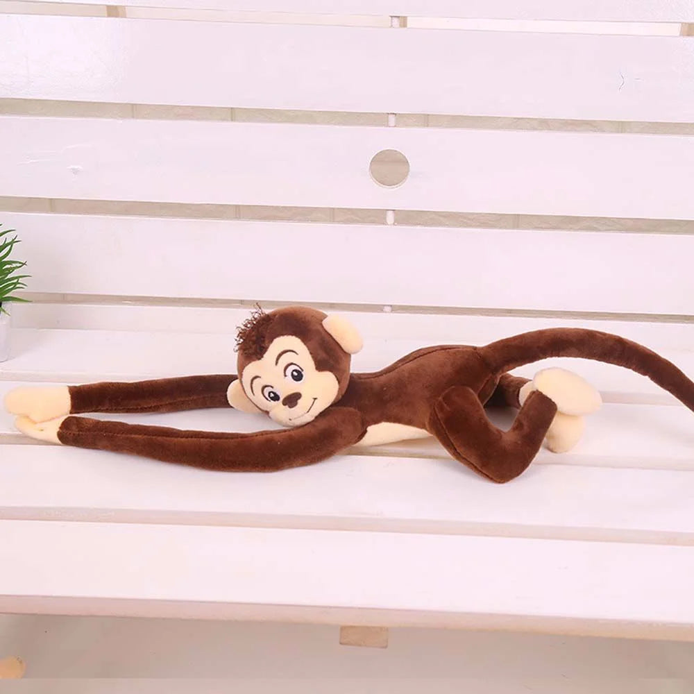 Brown Long-Arm Monkey Plush Doll D3309