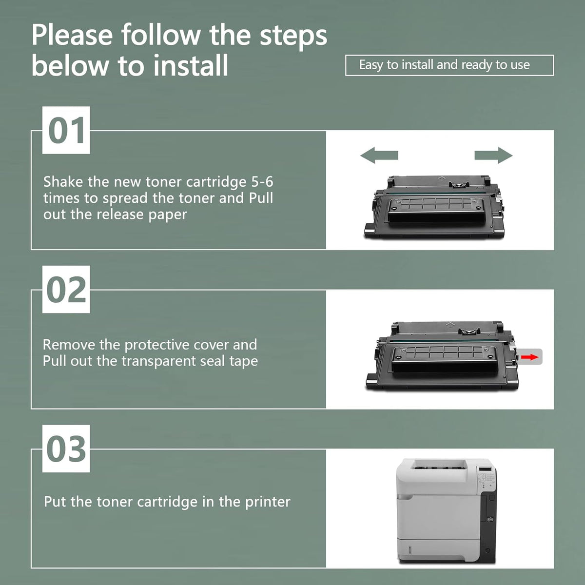 90A CE390A Black Toner Cartridge V2290