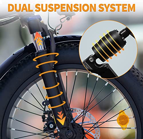 850W Motor 28MPH Max Speed Folding Ebike with 48V 10AH Removable Battery X514683