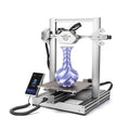 Silver 3D Printer, 5in Touch Screen, Print Size 8.7x8.7x9.8 Inch Q29429