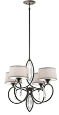 4 Light Chandelier Olde Bronze U402026