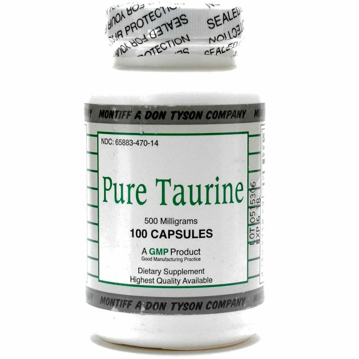 Taurine 500 mg 100 Capsules M493019