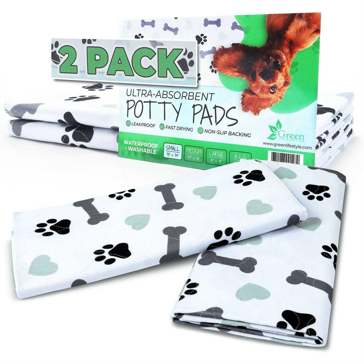 Washable Pee Pads for Dogs Highly Absorbent E1846