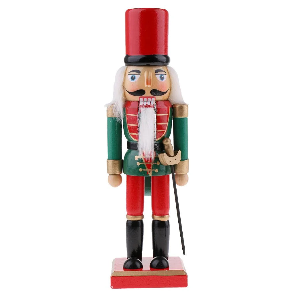 25cm Wooden Nutcracker Christmas Ornaments I626811