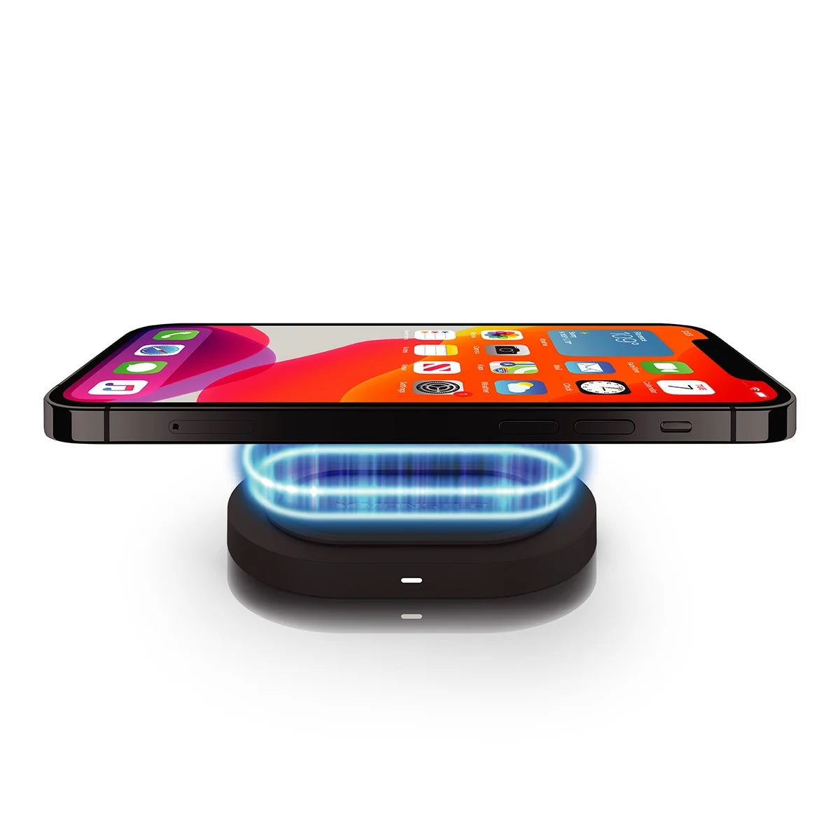 Waterproof Portable Bluetooth Speaker with Wireless Charging Base Black E28153