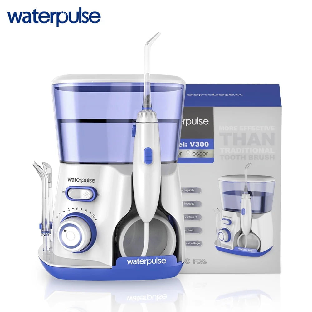 800ml Electric Dental Water Flosser Oral Irrigator with 5 Tips L26396