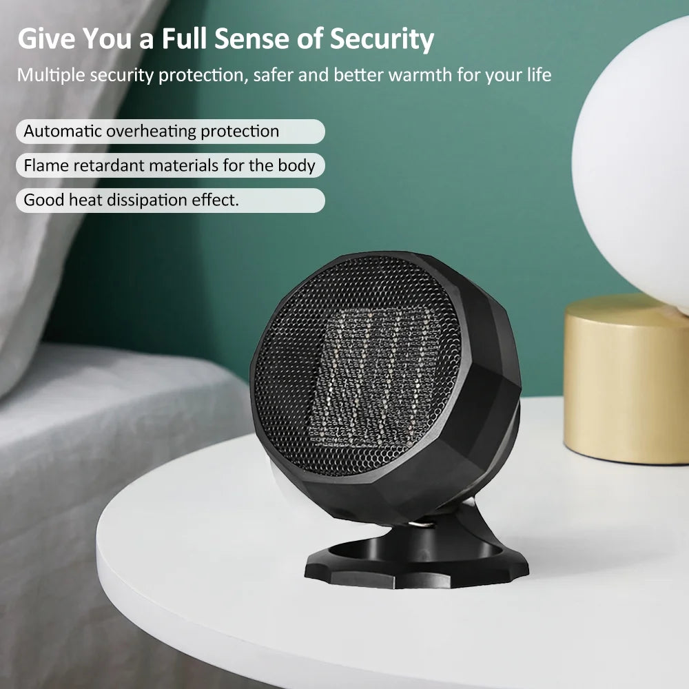 Small Desktop Shaking Heater Space Heater Electric Warmer O597