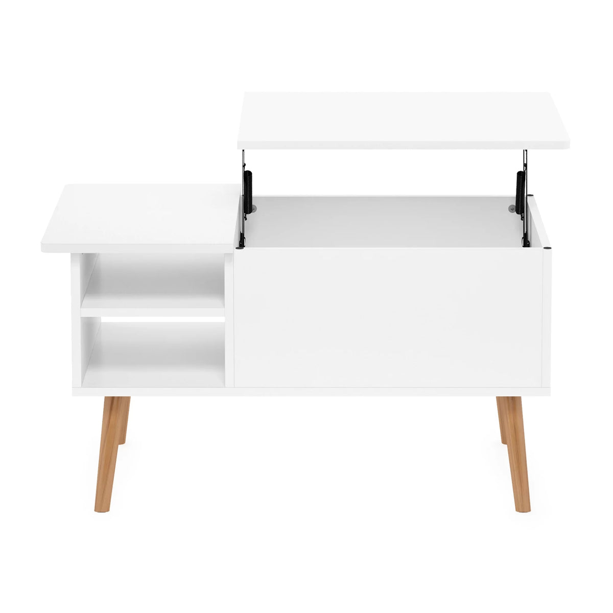 Lift Top Coffee Table with Wooden Leg U33124