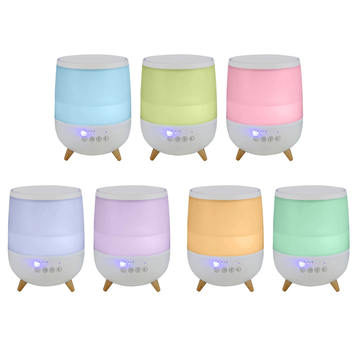 White 0.5 Gallon Ultrasonic Humidifier B13258