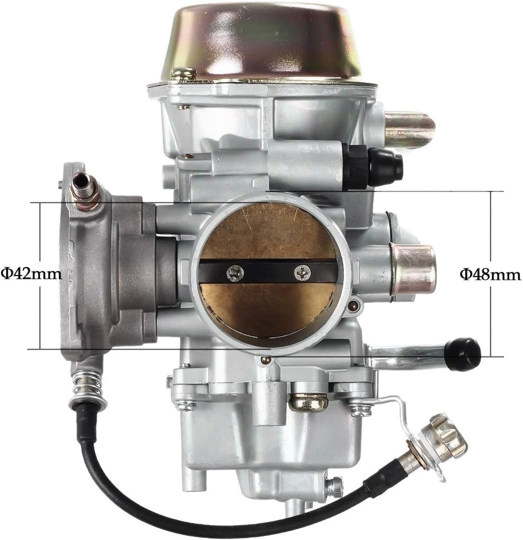 Carburetor Carb Kit with Fuel Switch Valve Petcock ATV Carb Pack of 2 W1368