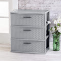 3 Drawer Wide Weave Tower D11413