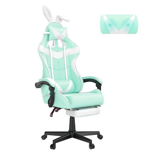 Gaming Chair with Footrest and Lumbar Support L493