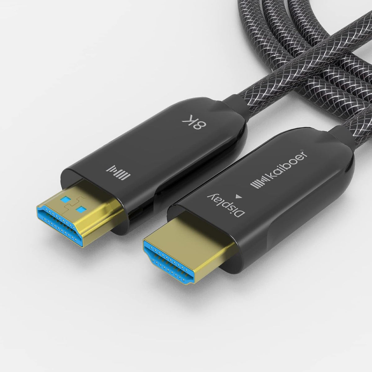 Fiber Optic HDMI Cable 32 Feet 8K HDMI 2.1 48Gbps Pack of 2 S22619