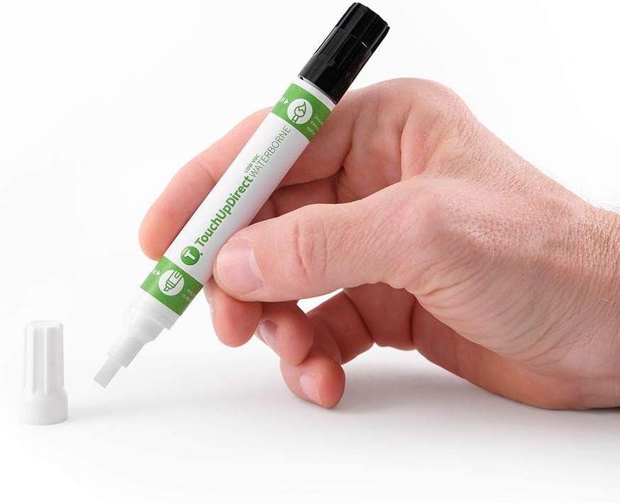 Green Metallic Touch Up Paint Pen+Brush Applicator Kit Pack of 2 O6141