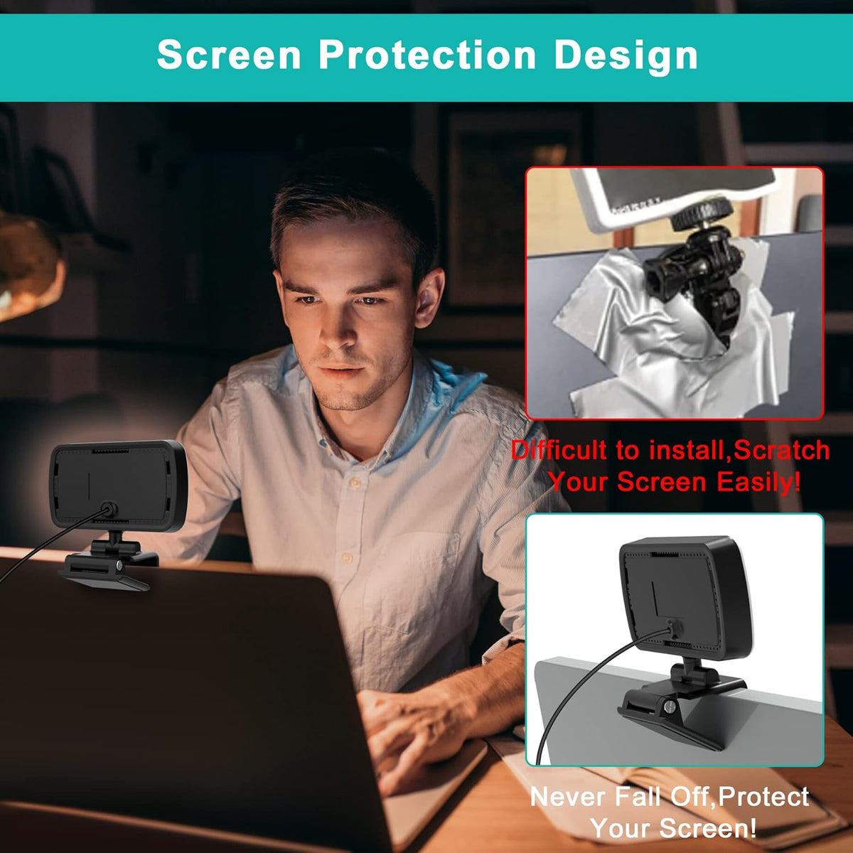 Video Conference Lighting with 3 Light Modes U7472
