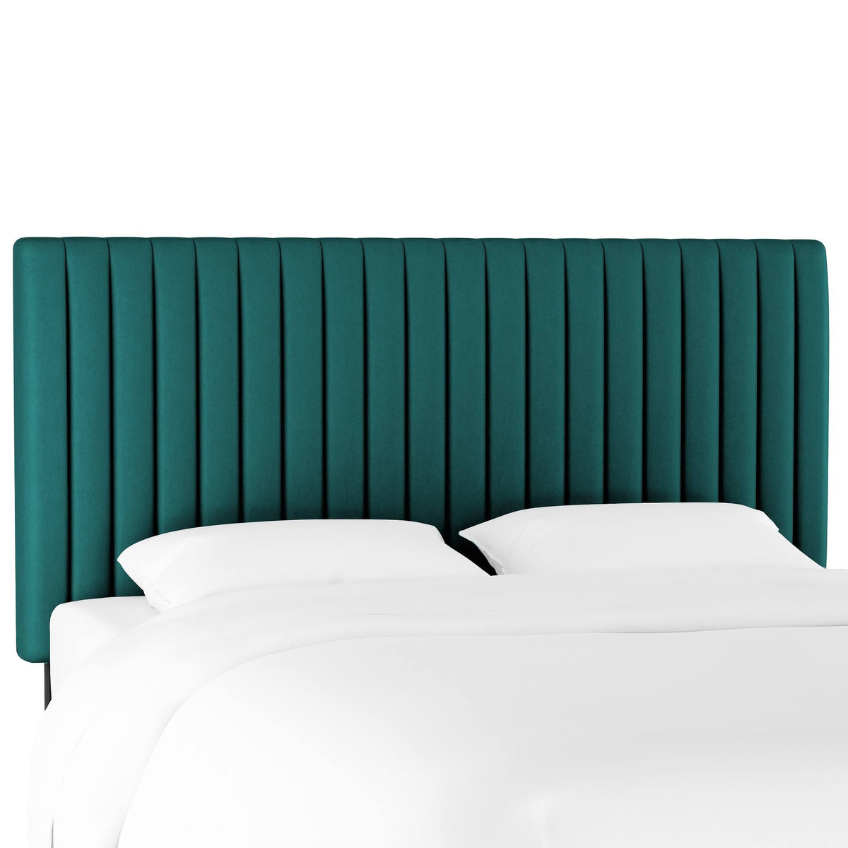 Queen Headboard Velvet Teal O36077
