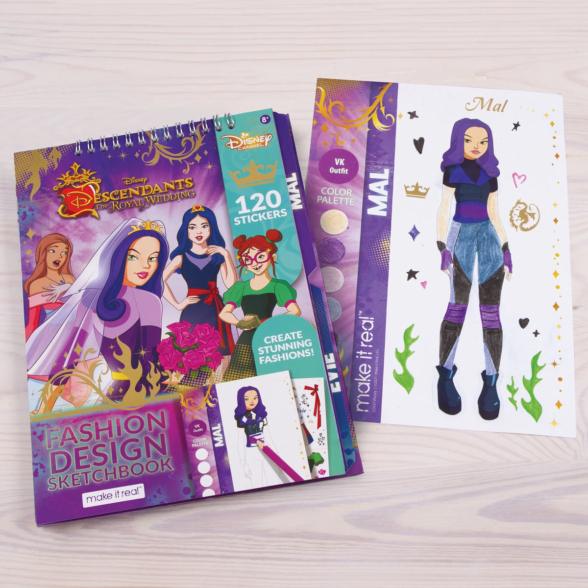 9 Piece Light Table & Sketchbook Set with Stickers & Coloring Pencils H159346