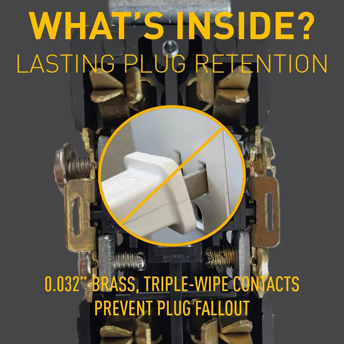 15-Amp 125-volt Construction Grade Duplex Receptacle, Ivory P57645