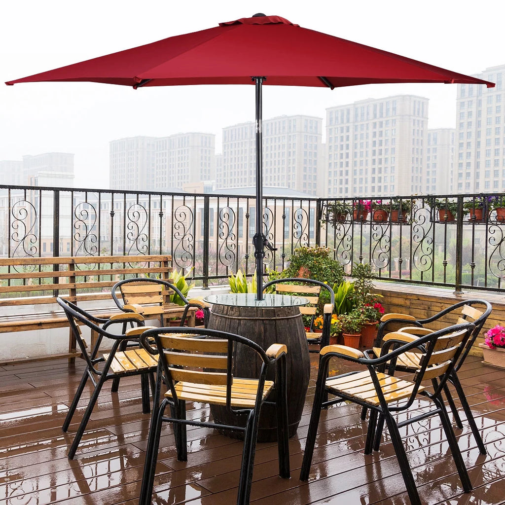 10FT Beige Patio Umbrella H60941