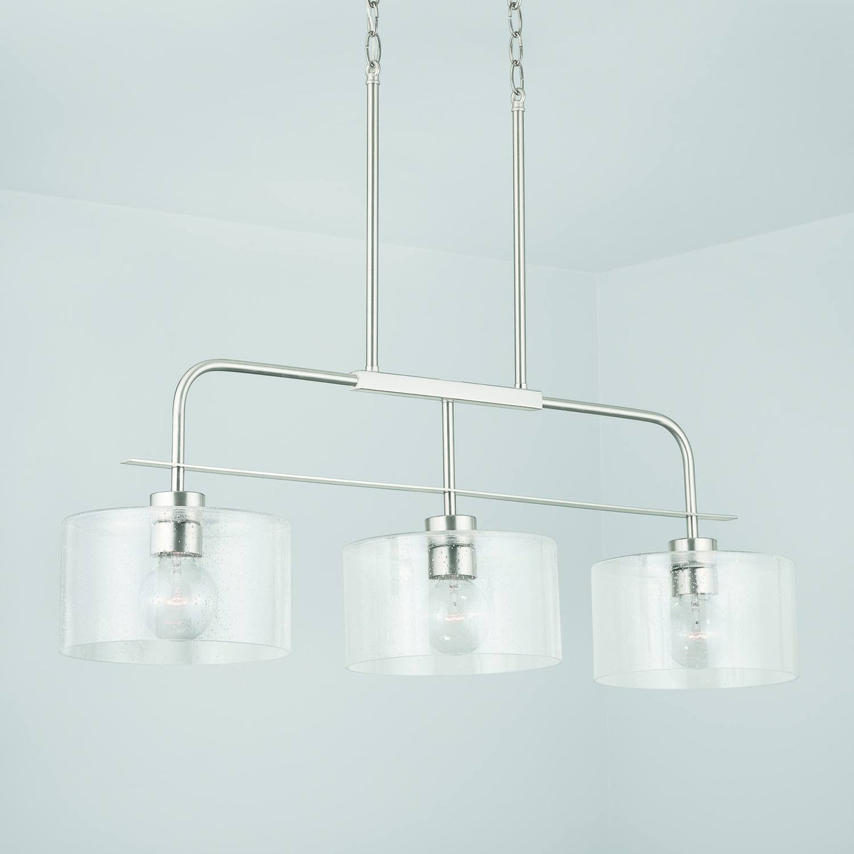 3 Light Island, Brushed Nickel G81591