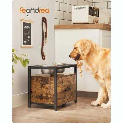 Elevated Dog Bowls with Storage Drawer 2 Bowls H315787