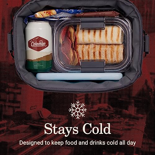 Coleman Pro Heavy-Duty Insulated Soft Portable Cooler Lunchbox, 24 Can Capacity O311