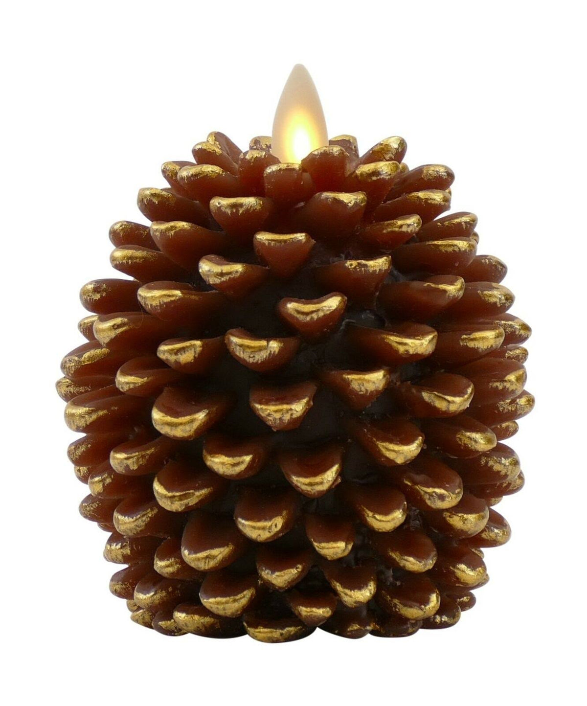 Flameless Pine Cone Candle E5275