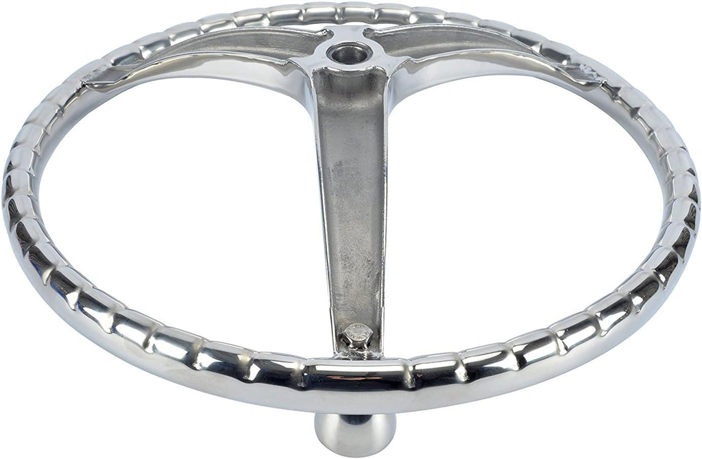 Stainless Steel Boat Steering Wheel 3 Spoke 13-1/2 Dia U8034
