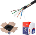 CAT6 1000FT White Solid 23 AWG Plenum Cable P443