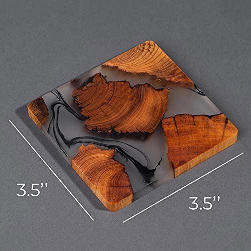Wooden Coasters Set, Cedar Wood Coaster (4) W753425