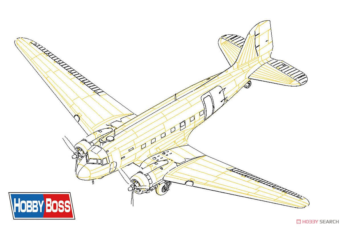 1/72 C-47D Skytrain Scale Model R6759