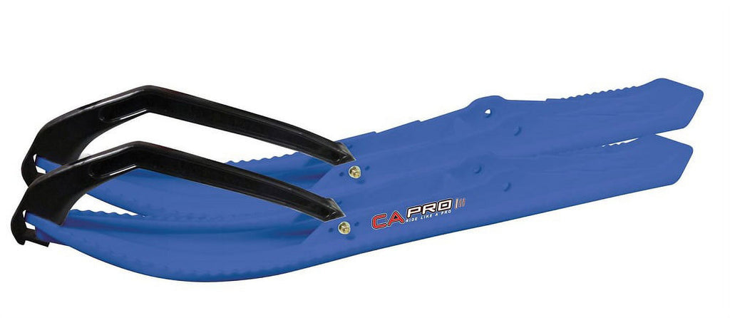 Blue Snowmobile Skis with 7.5" Shaper Bars Complete Kit V323920