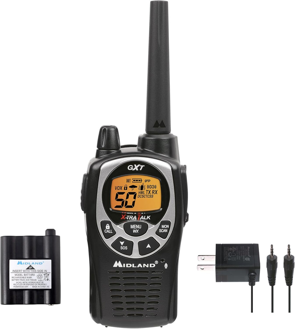 50 Channel GMRS Two-Way Radio, Mossy Oak Camo, 2-Pack A64064