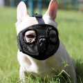 Adjustable Breathable Mesh Short Snout Dog Muzzle I4419