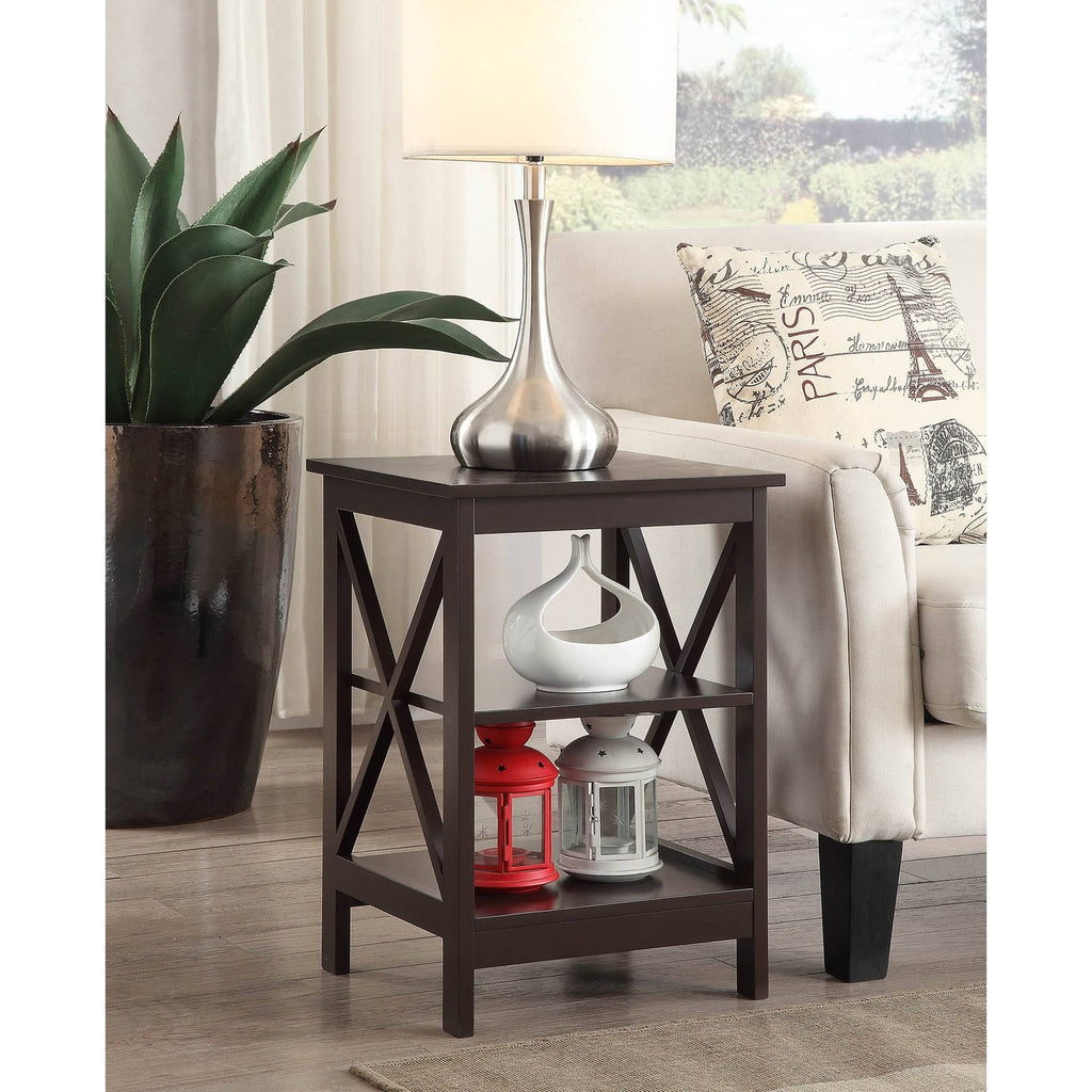 Cobalt Blue X-Base End Table C8747