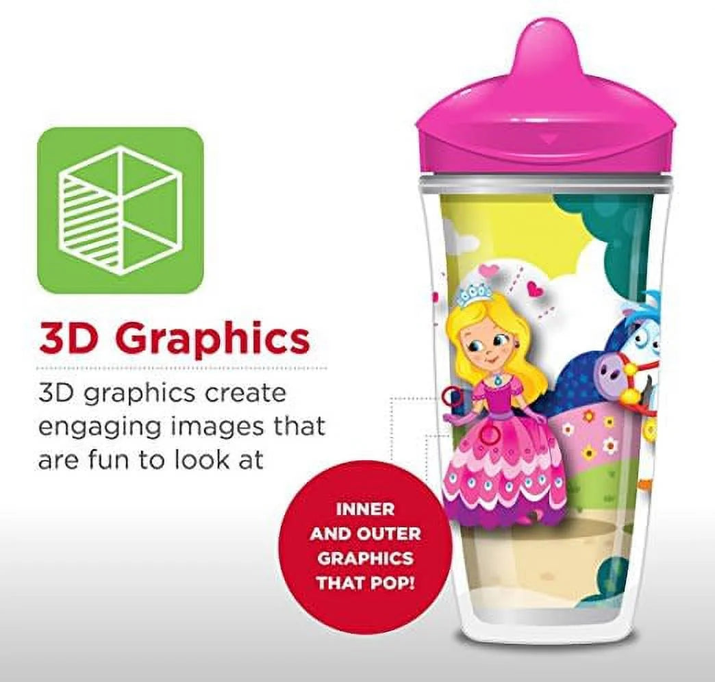 Insulated Straw Sippy Cup, 9 Oz X55955