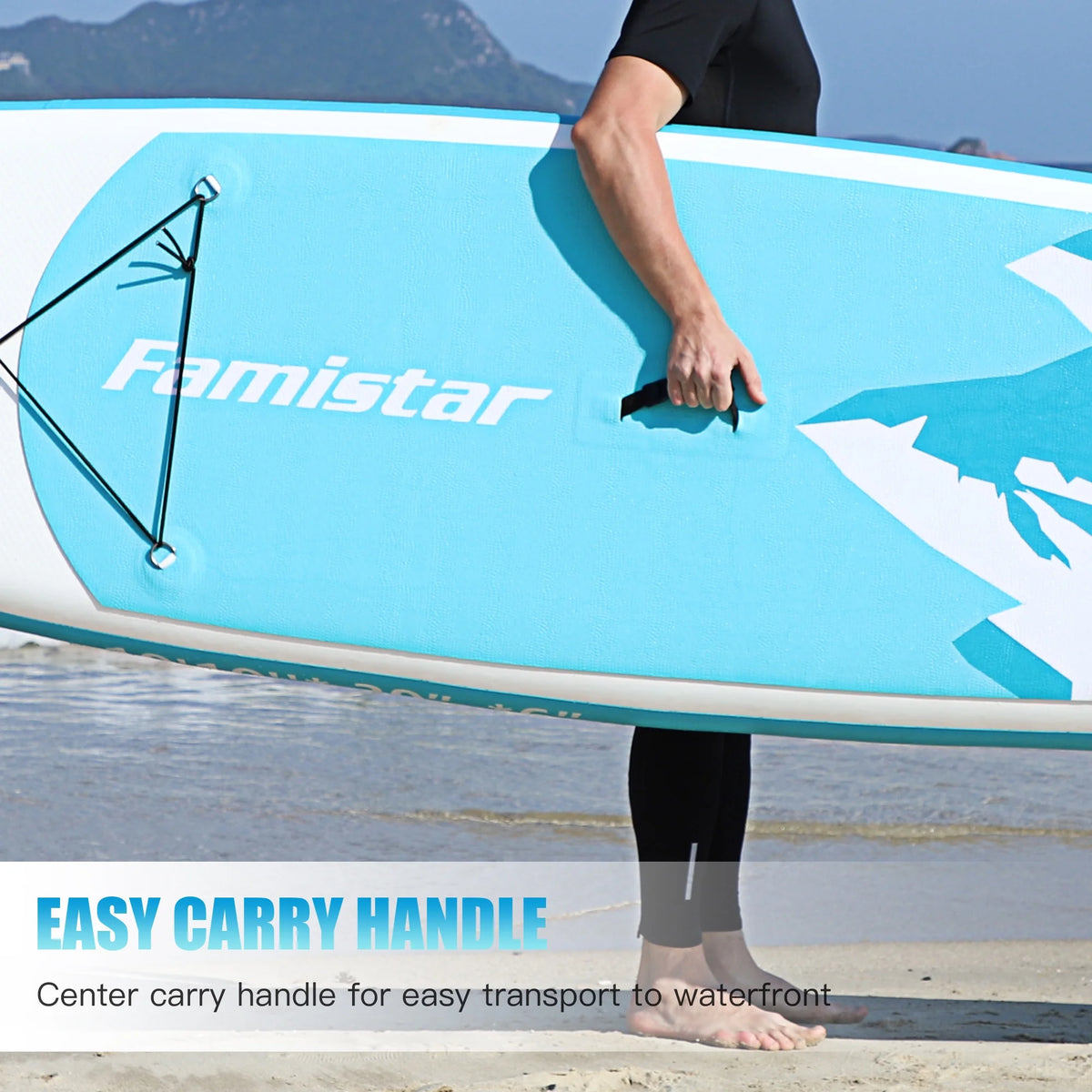 10' Inflatable Stand Up Paddle Board with Adjustable Paddle, Pump & Carrying Backpack B769648
