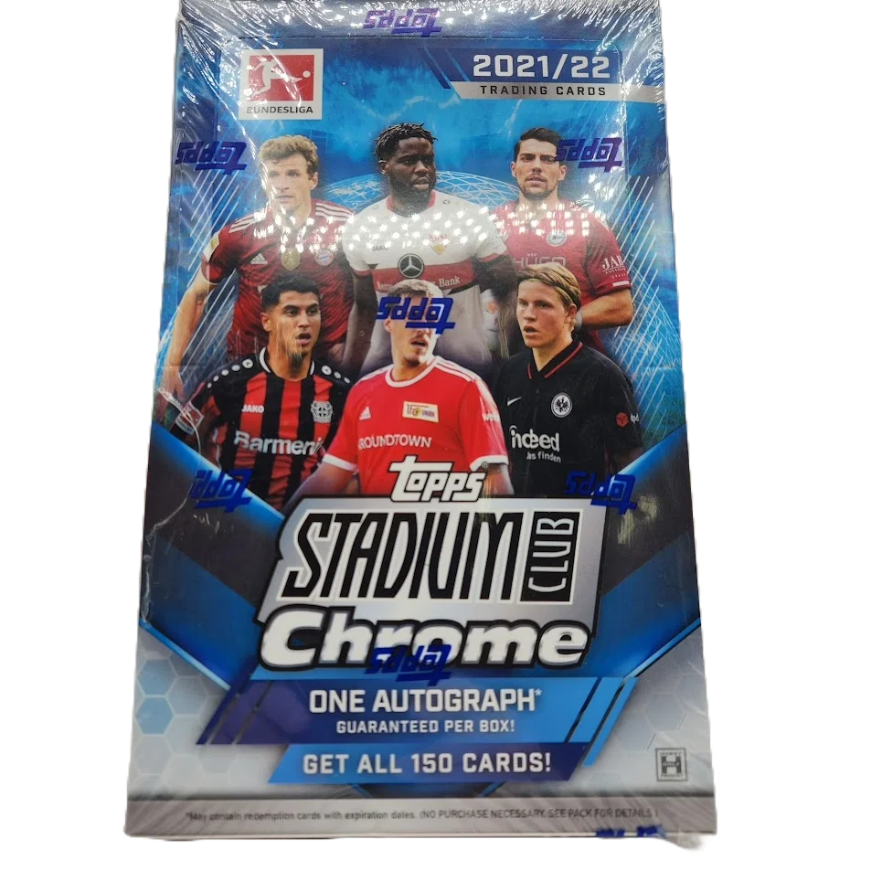 Topps Bundesliga Stadium Club Chrome Soccer Hobby Box Q85798