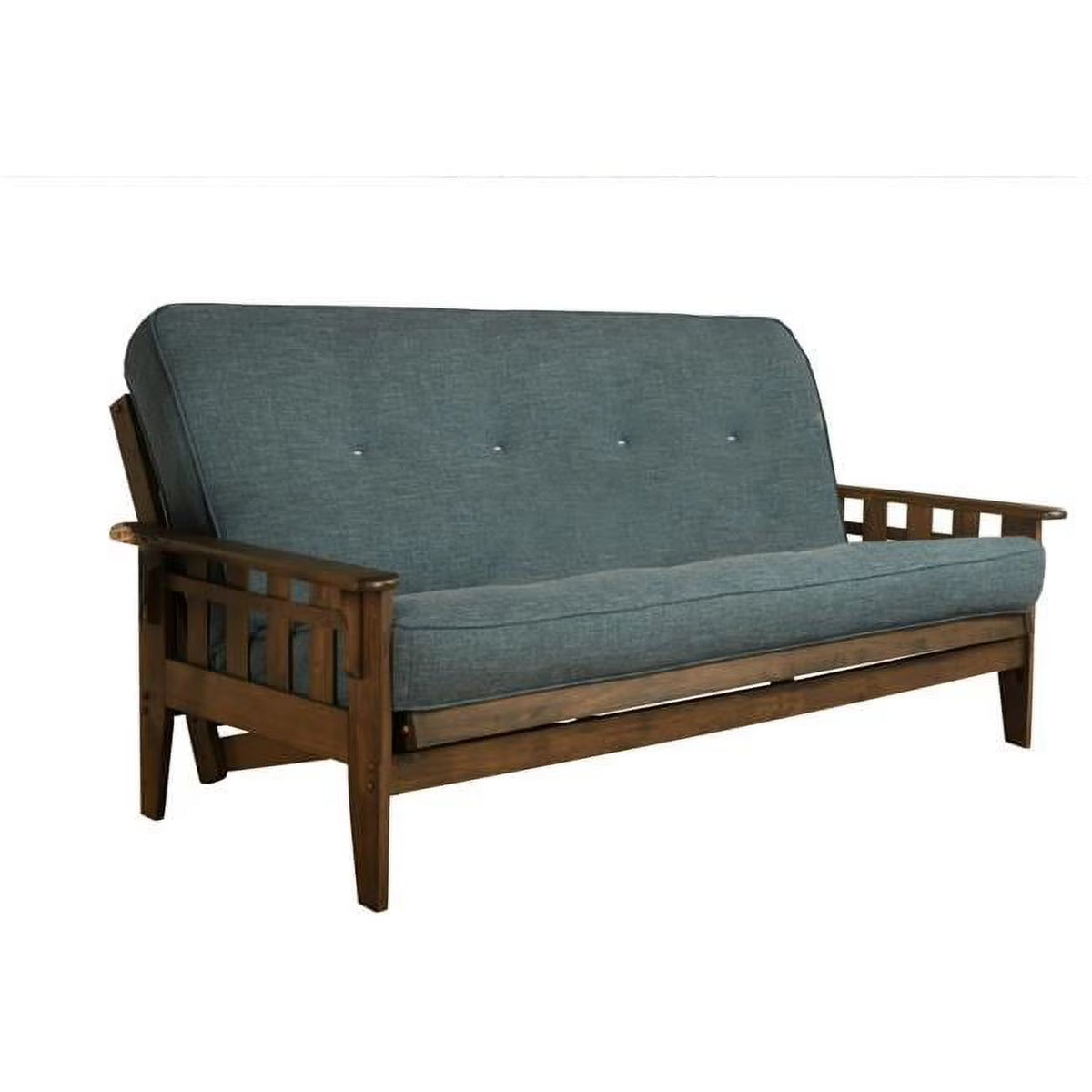 Full Size Futon Frame with Linen Mattress I6038