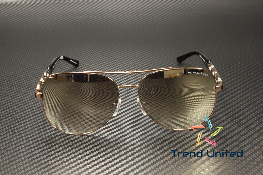 Caramel Silver Flash Pilot Sunglasses Y28828