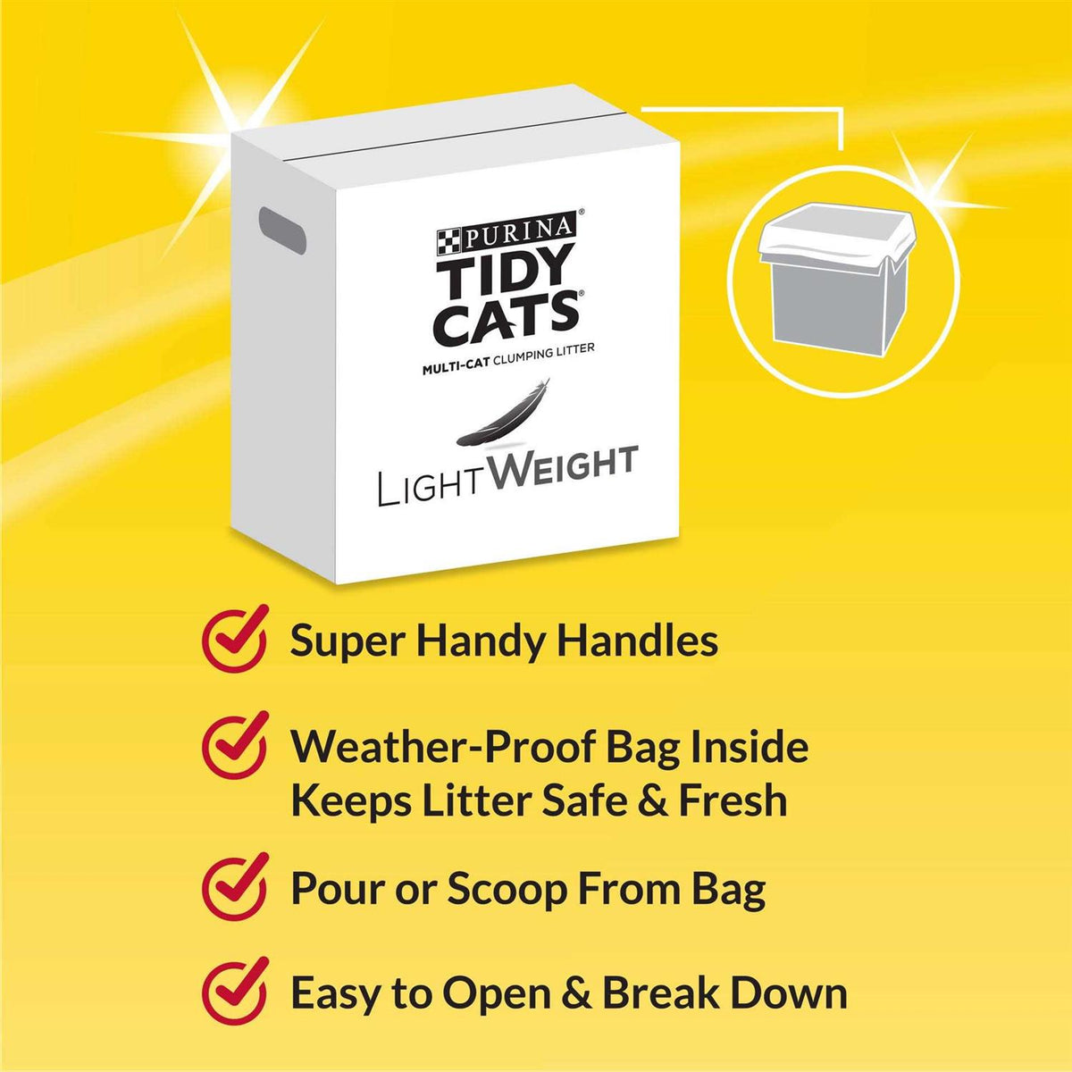 Lightweight Clumping Cat Litter Q725
