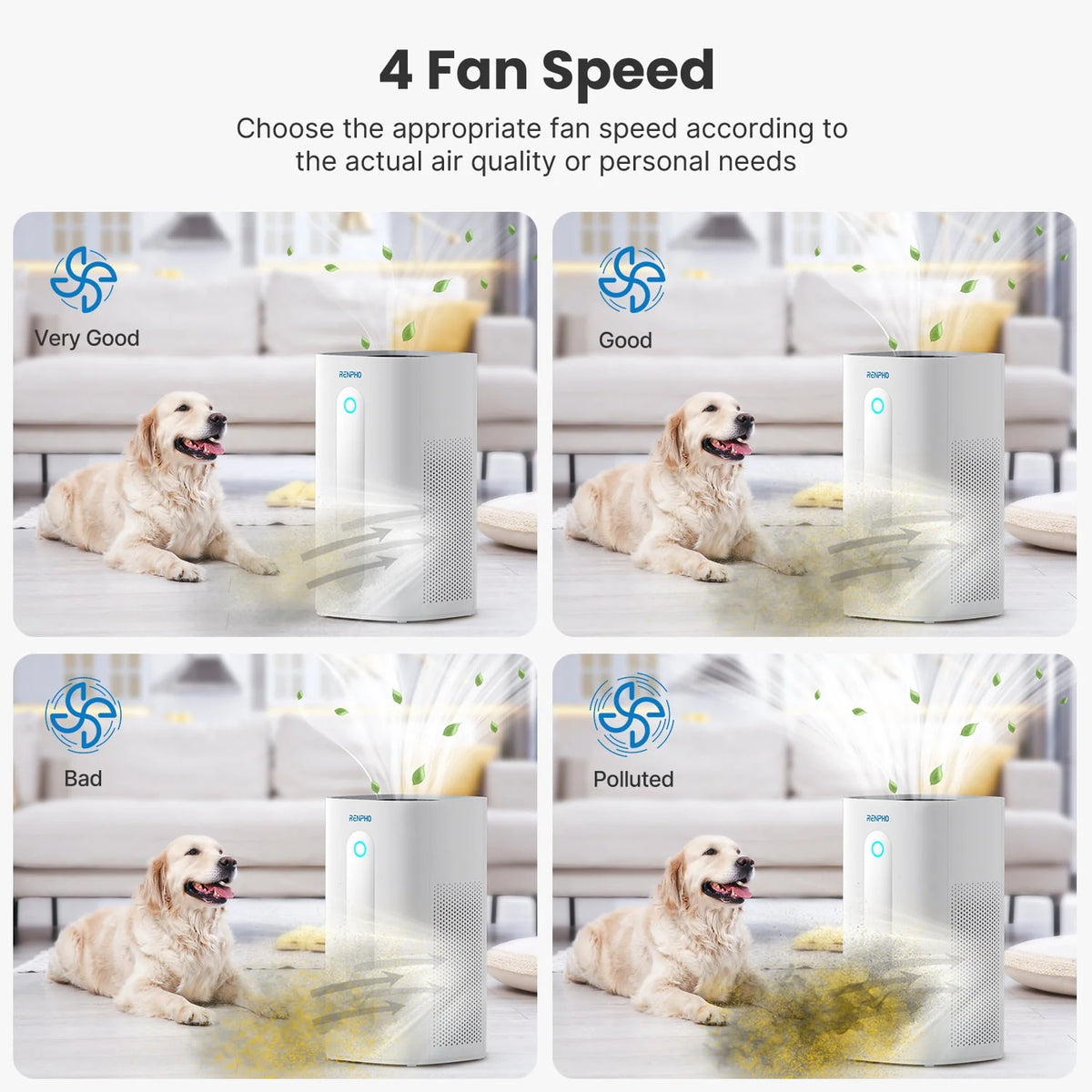 True HEPA Air Purifier White S343308