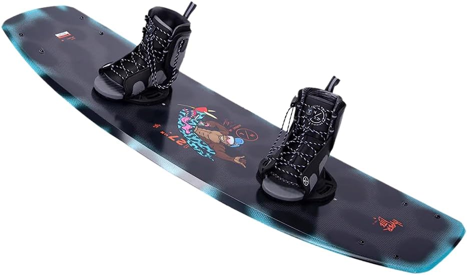 Kids Wakeboard 127cm Black/Aqua T633936