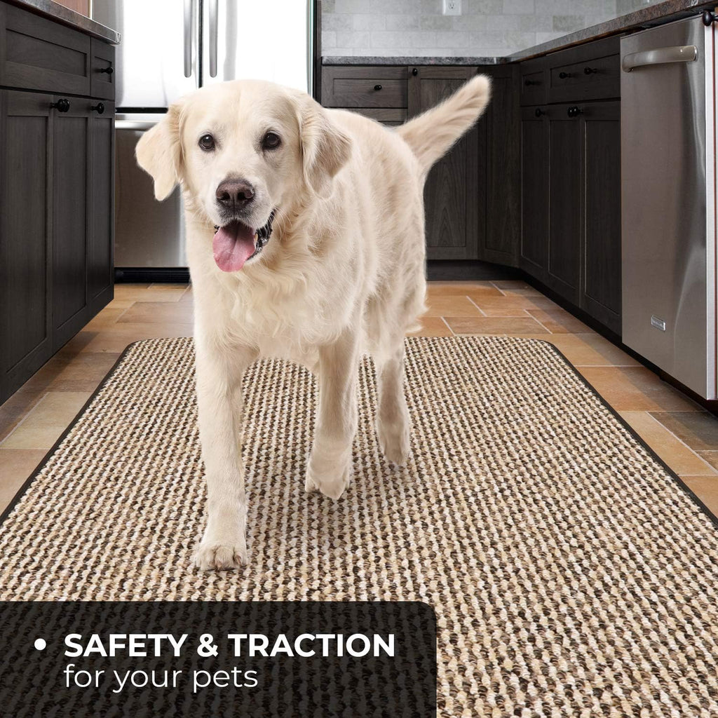 Black Skid-Resistant Carpet Runner 10 Feet X 36 Inches U5247