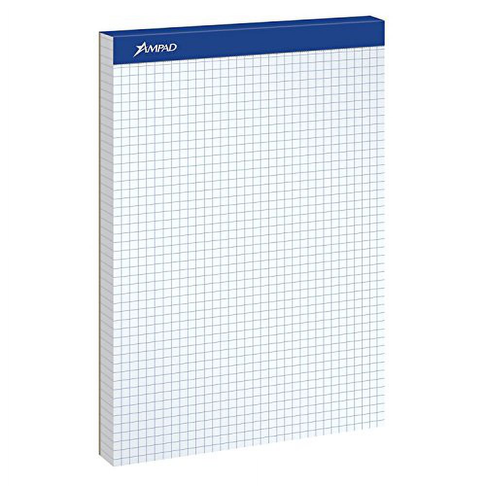 Quadrille Double Pad, 8 1/2 X 11 3/4, White, 2 Pack J57854