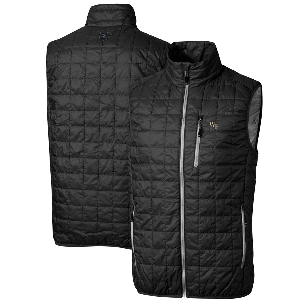 Black Big & Tall Full-Zip Puffer Vest V984586