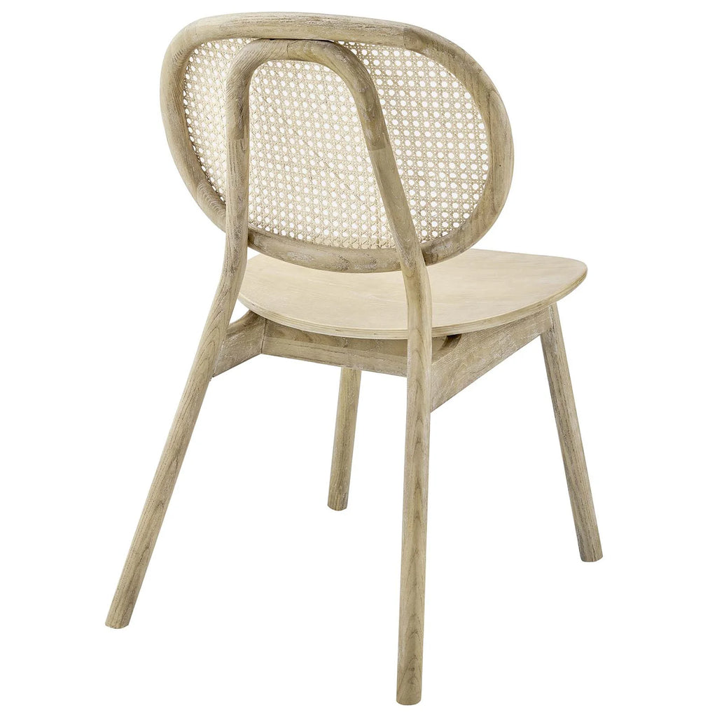 Wood Dining Side Chair Set of 2 in Gray K6356