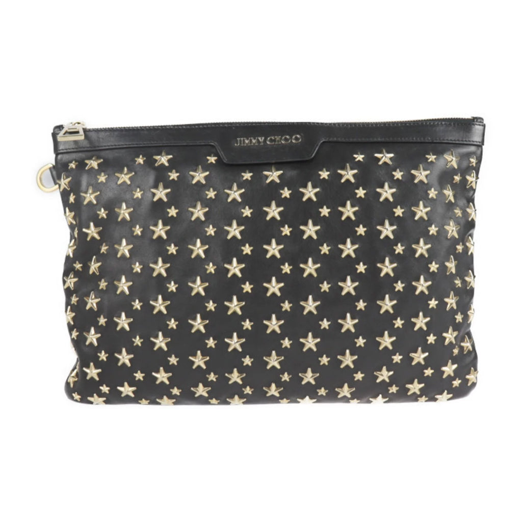 Black Leather Clutch E277293