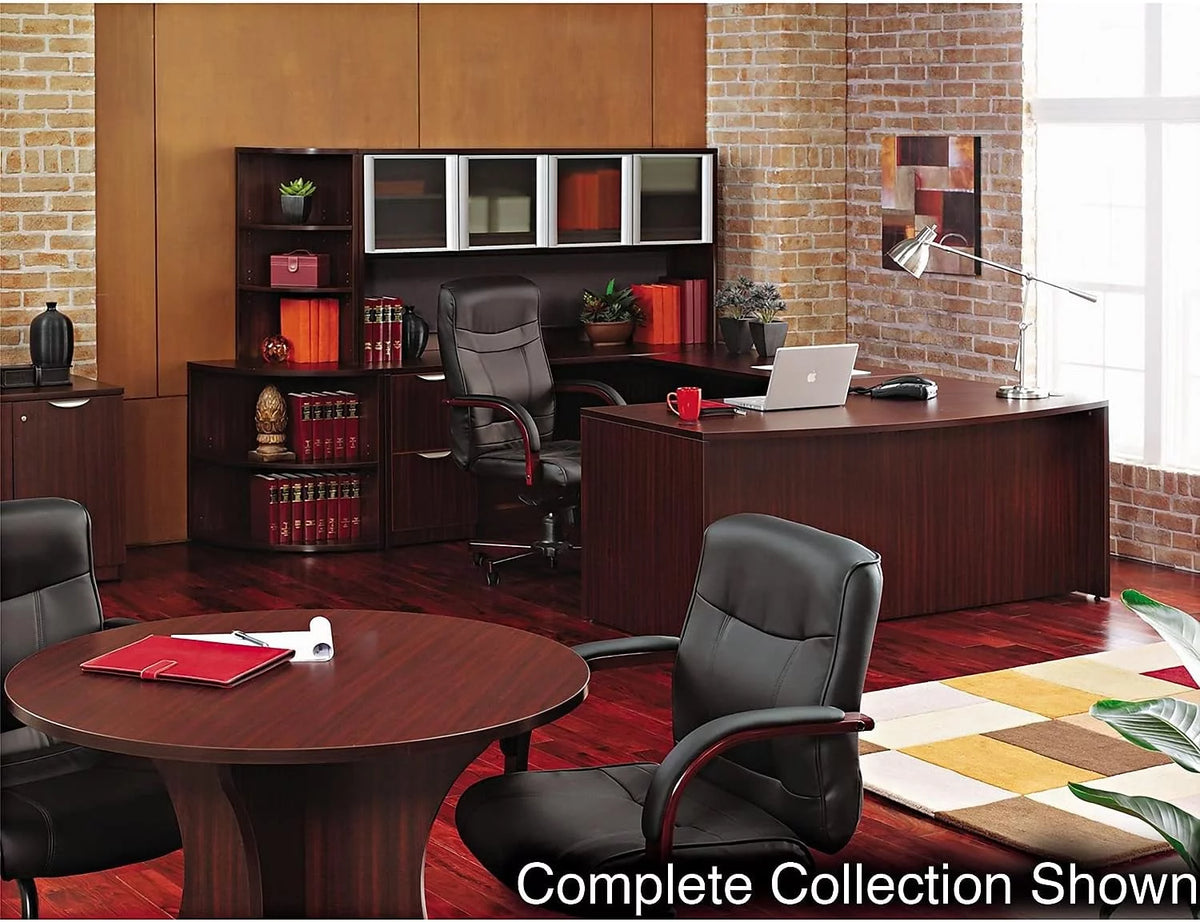 Mahogany Straight Desk Shell T98095