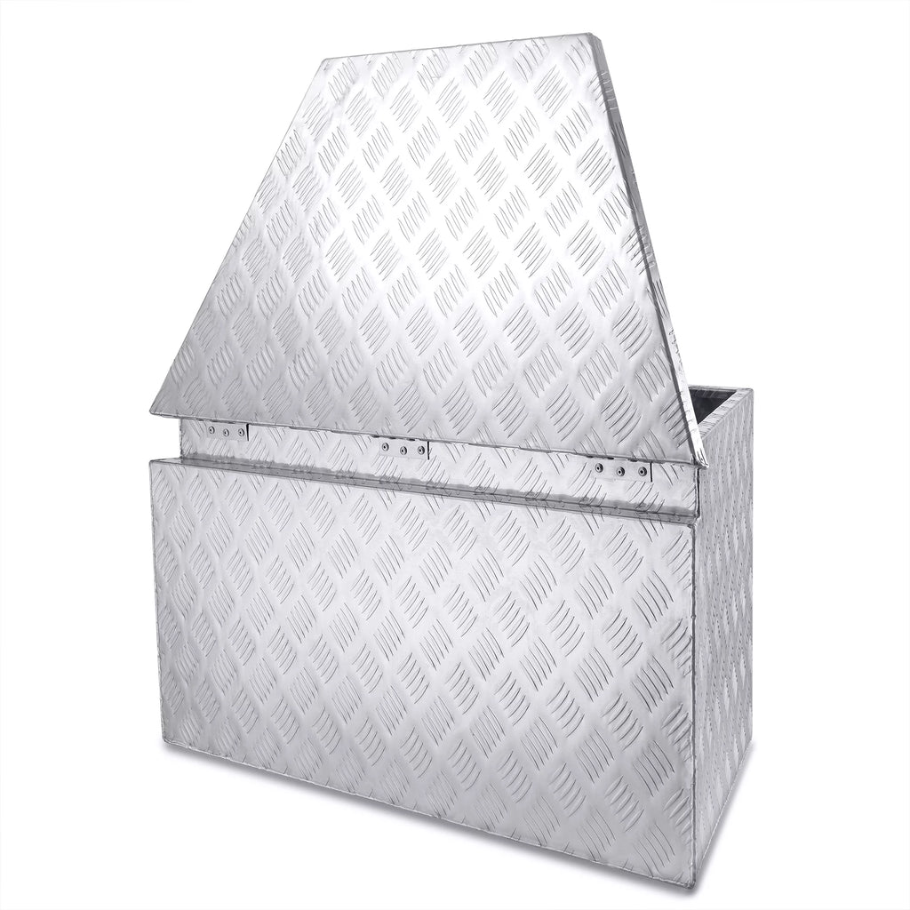 Aluminum Tongue Storage Tool Box D9623